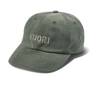 Vuori Signal Dad Hat in Oregano Green, Adjustable